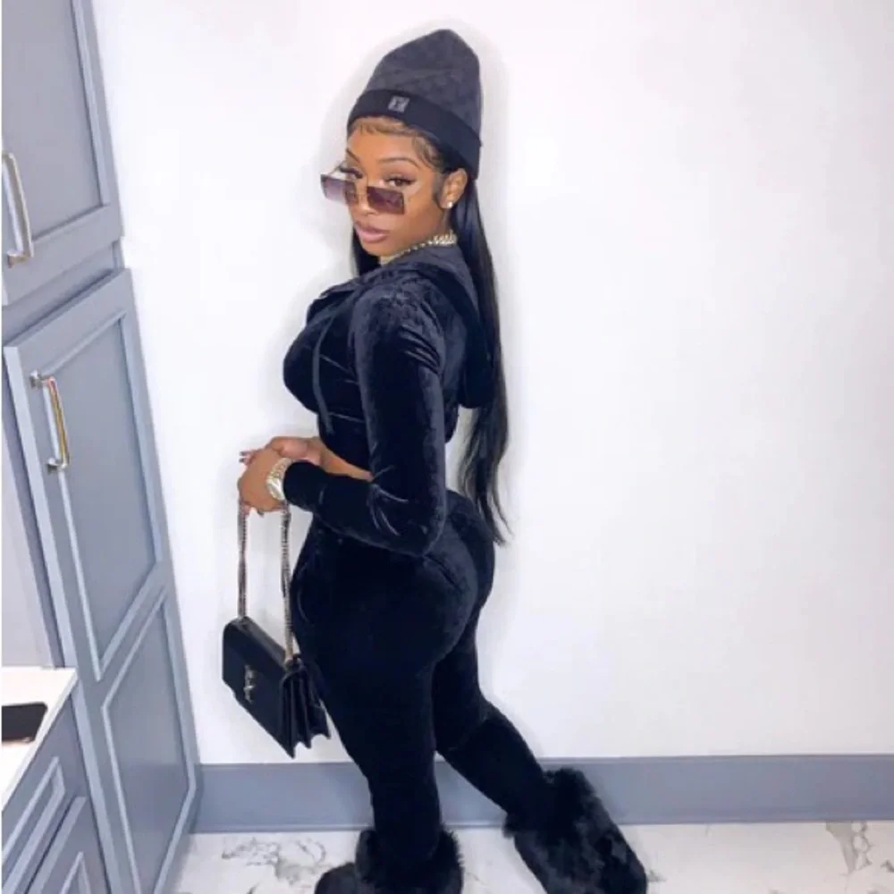 💕❤️😍MAKE AN OFFER! BLACK JOGGER SET😍💕 - Picture 3 of 3